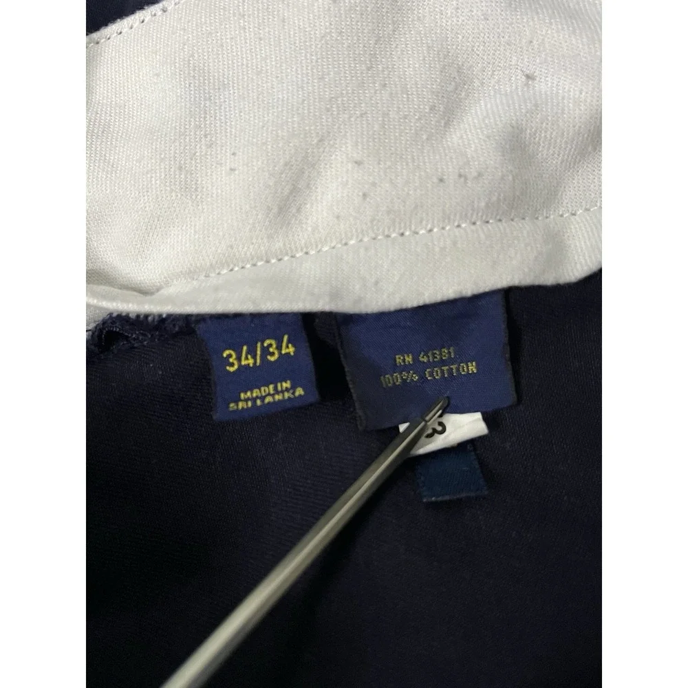 Polo Ralph Lauren Classic Fit Chino Pants Men's Size 34x34 Blue Straight Leg